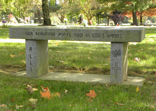 bench | Hope Memorial Gardens | Cleveland area Cemetery
